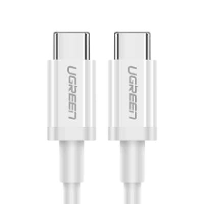 UGREEN Type C Male to Type C Male 2.0 Data Cable White 1M